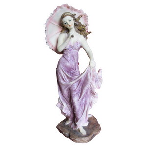 Fashion lady figures desk decorative article