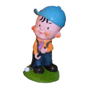 Cartoon lovely golf baby figures desk decoration