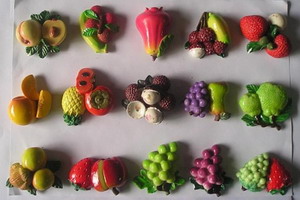 Fridge magnet fruit mark promotion gift