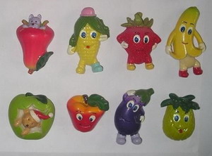 Fridge magnet fruit baby mark promotion gift