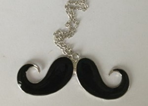 Fashion jewelry mustache pendant necklace OEM
