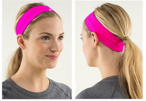 Gym yoga clothes accessaries hair strip colors