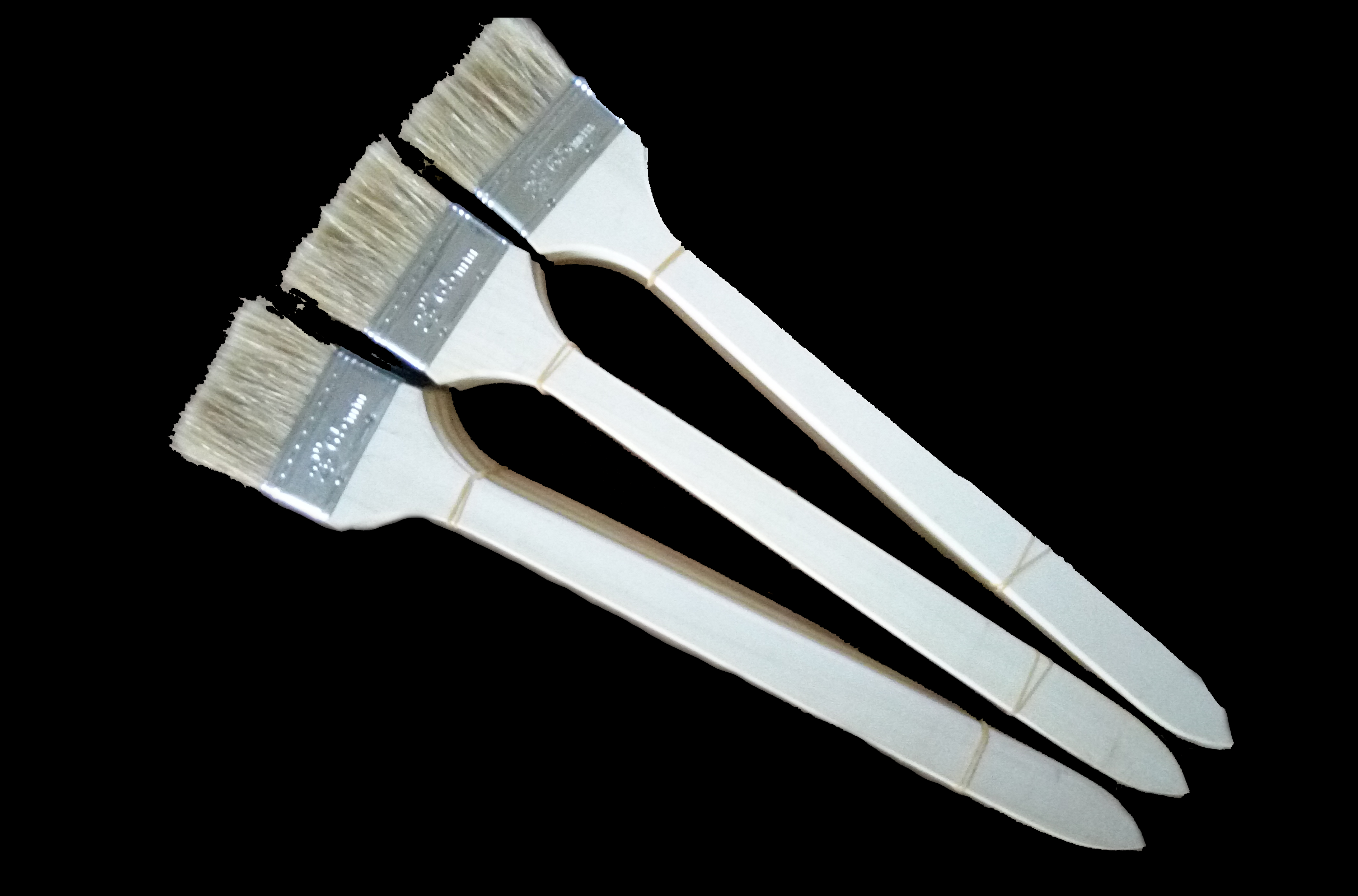 Factory 2.5 inch Marine Brush With Long Wood Handle